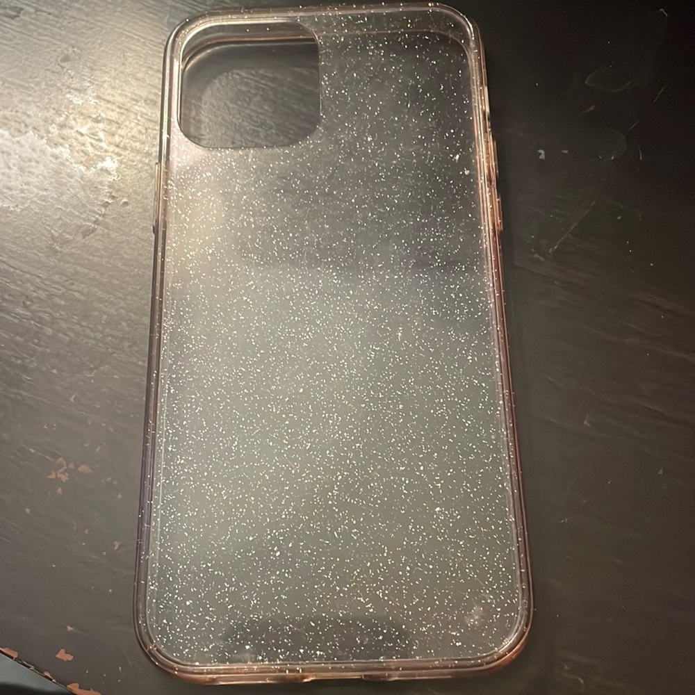 Sparkle Transparent IPhone 12 phone case